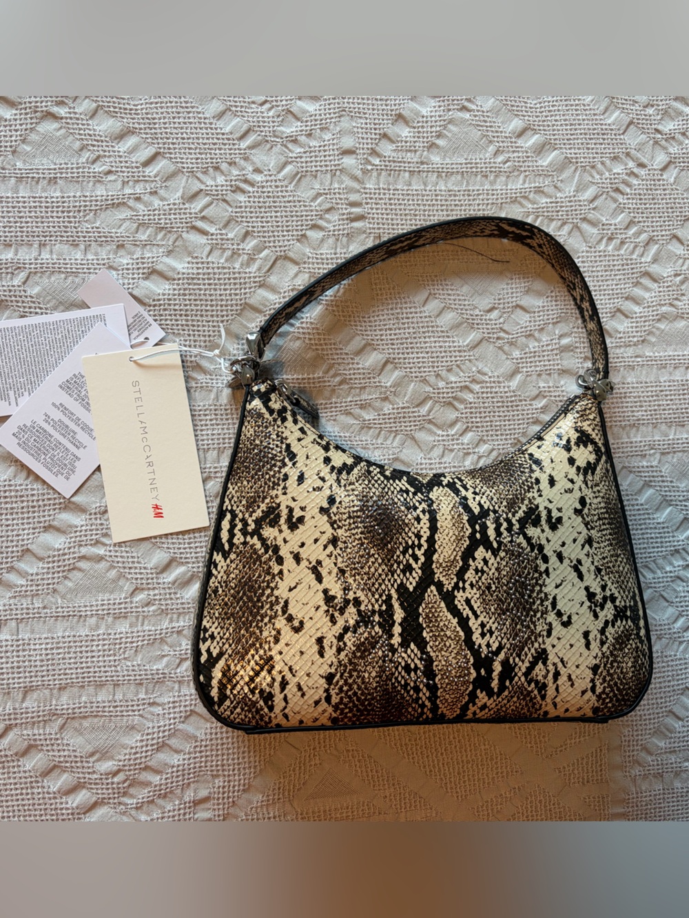 NWT Stella McCartney for H&M
Snakeskin Print Shoulder Bag